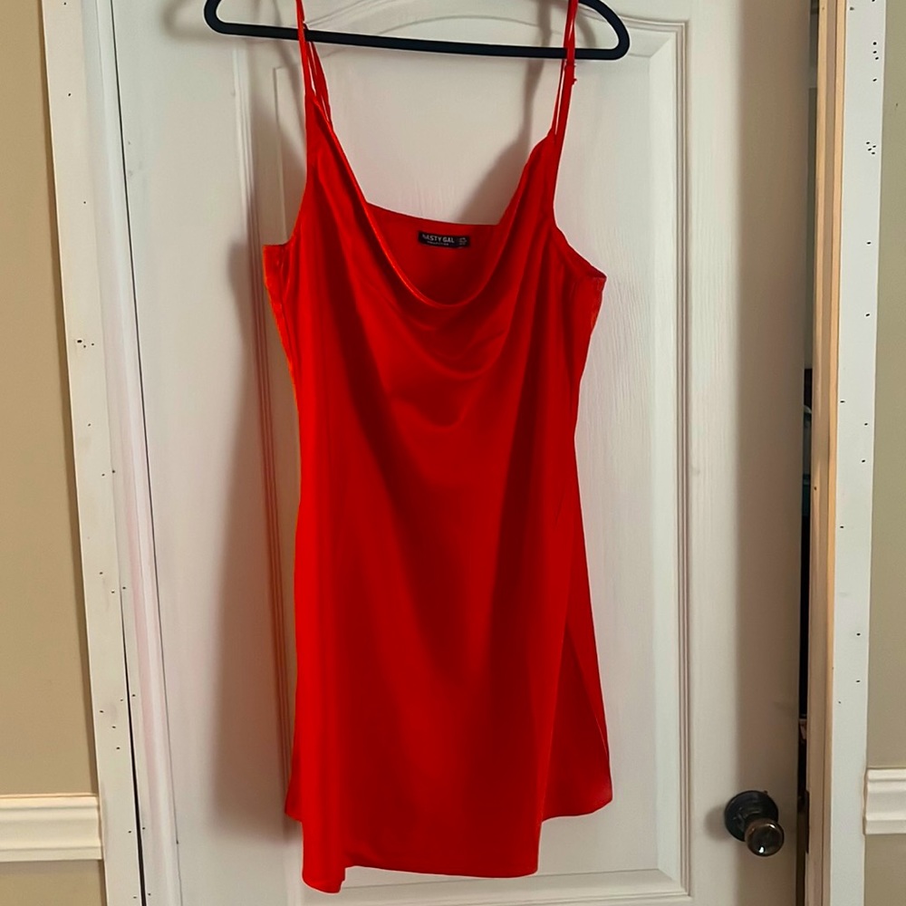 Nasty Gal satin Mini dress